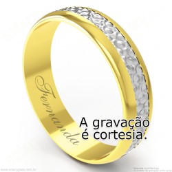 Aliança em Ouro 18k Bodas