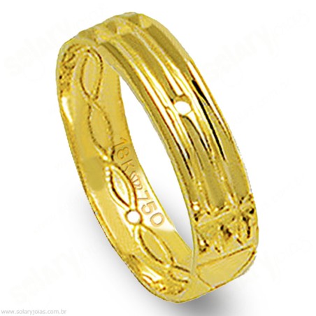 Aliança em Ouro 18k