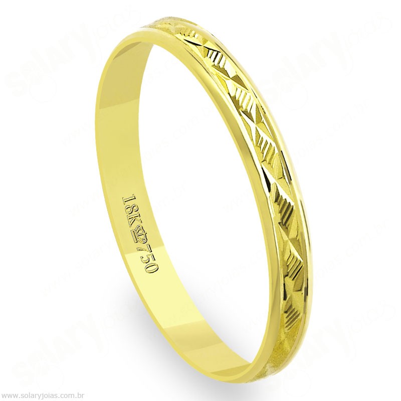 Aliança em Ouro 18k