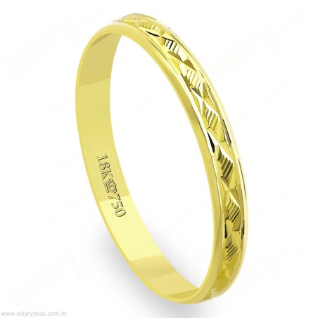 Aliança em Ouro 18k