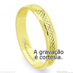 Aliança em Ouro 18k