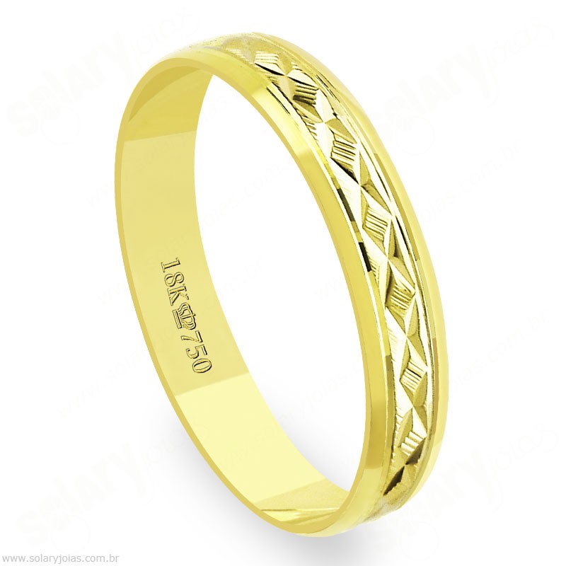 Aliança em Ouro 18k