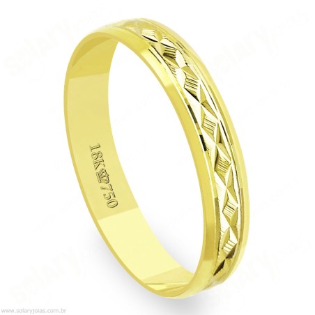 Aliança em Ouro 18k