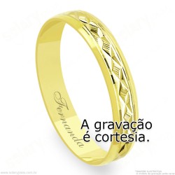 Aliança em Ouro 18k