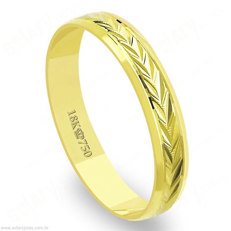 Aliança em Ouro 18k