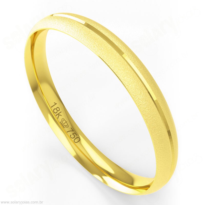 Aliança em Ouro 18k