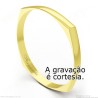 Aliança em Ouro 18k Chapa
