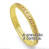 Aliança em Ouro 18k Bodas