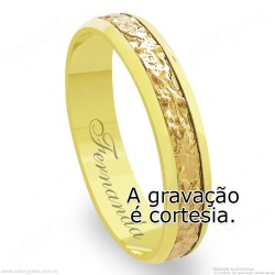 Aliança em Ouro 18k Bodas