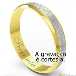 Aliança em Ouro 18k Bodas