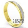 Aliança em Ouro 18k Bodas