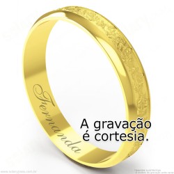 Aliança em Ouro 18k Bodas