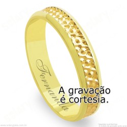 Aliança em Ouro 18k Bodas
