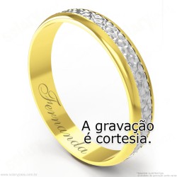 Aliança em Ouro 18k Bodas