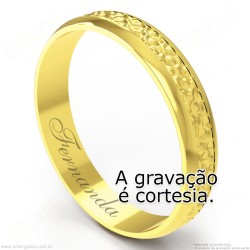 Aliança em Ouro 18k Bodas