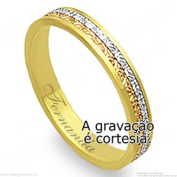 Aliança em Ouro 18k Bodas