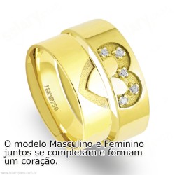 Aliança em Ouro 18k