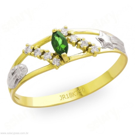 Anél de Formatura em Ouro Tradicional