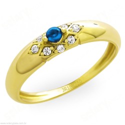 Anél de Formatura em Ouro Tradicional