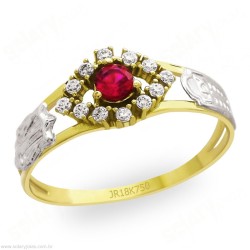 Anél de Formatura em Ouro Tradicional