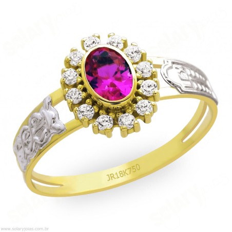 Anél de Formatura em Ouro Tradicional