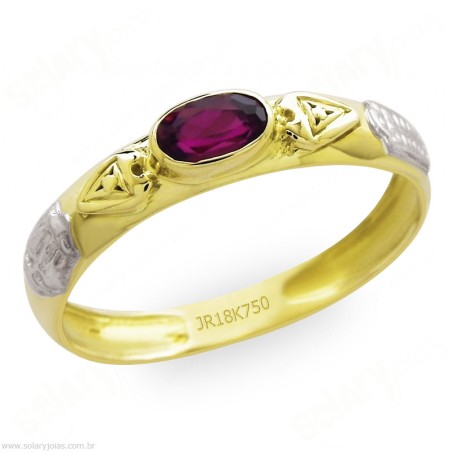 Anél de Formatura em Ouro Tradicional