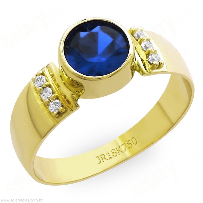 Anél de Formatura em Ouro Tradicional