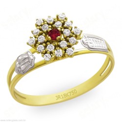 Anél de Formatura em Ouro Tradicional