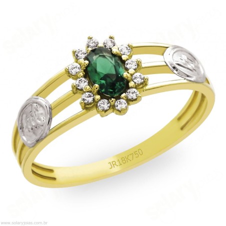 Anél de Formatura em Ouro Tradicional