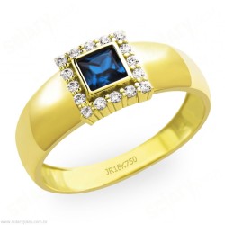 Anél de Formatura em Ouro Tradicional