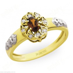 Anél de Formatura em Ouro Tradicional