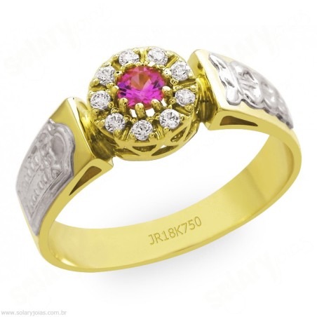 Anél de Formatura em Ouro Tradicional