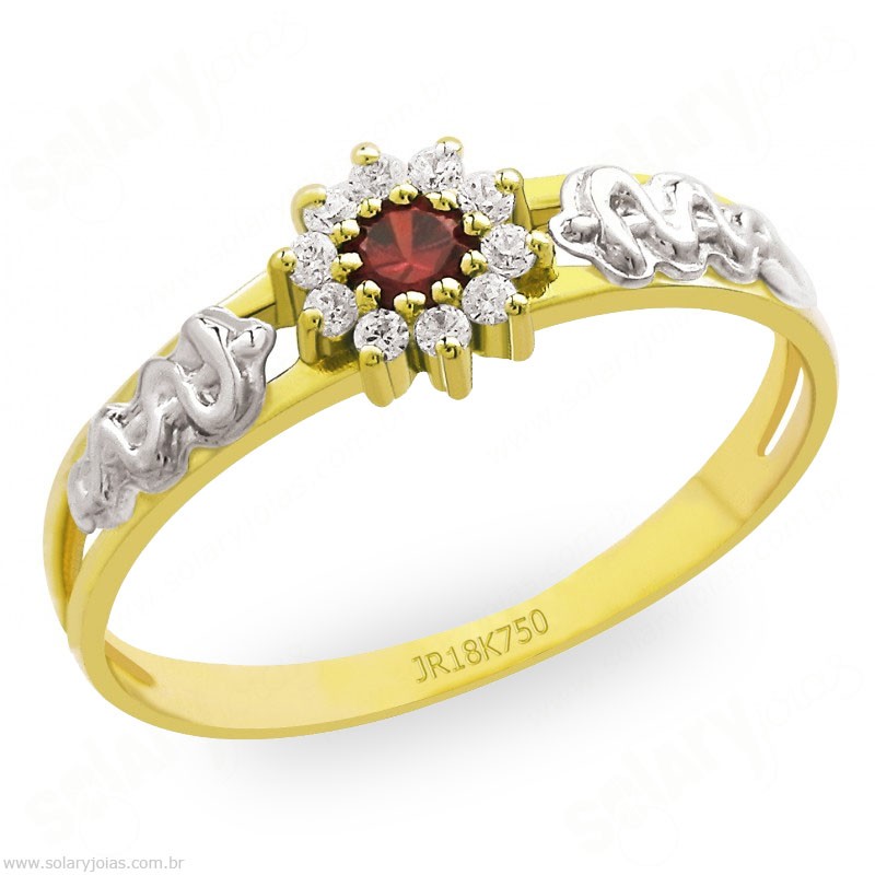 Anél de Formatura em Ouro Tradicional